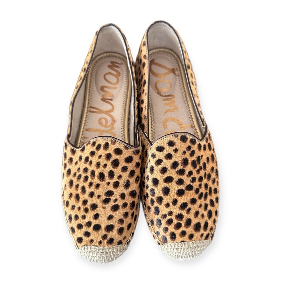 Sam Edelman Kesia Animal Print Espadrille Loafer Flats